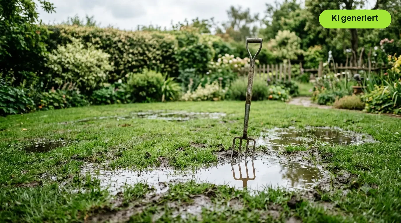 Verdichteter Boden im Rasen: erkennen, auflockern, dauerhaft loswerden