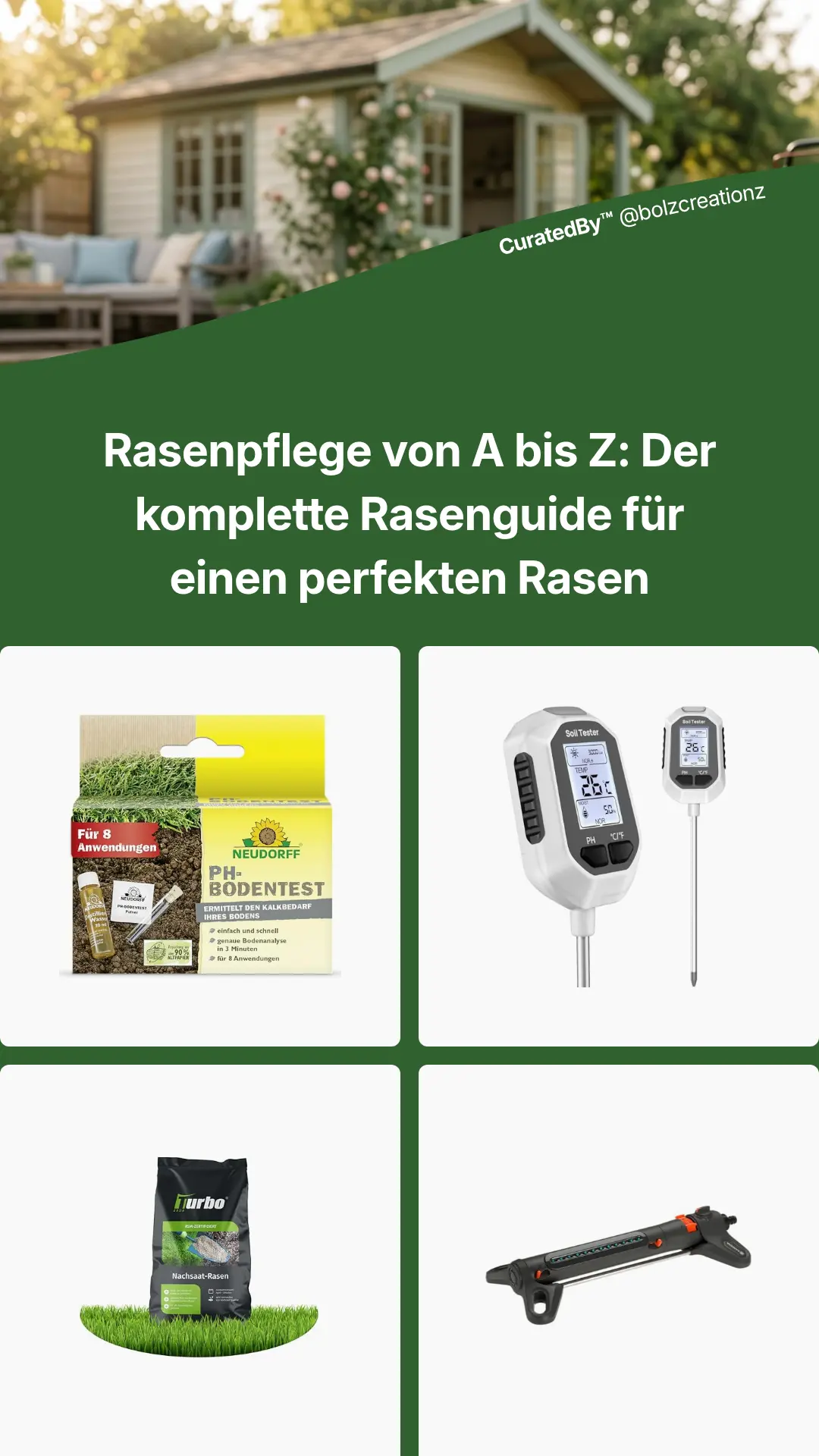 Rasenpflege von A bis Z: Der komplette Rasenguide für einen perfekten Rasen